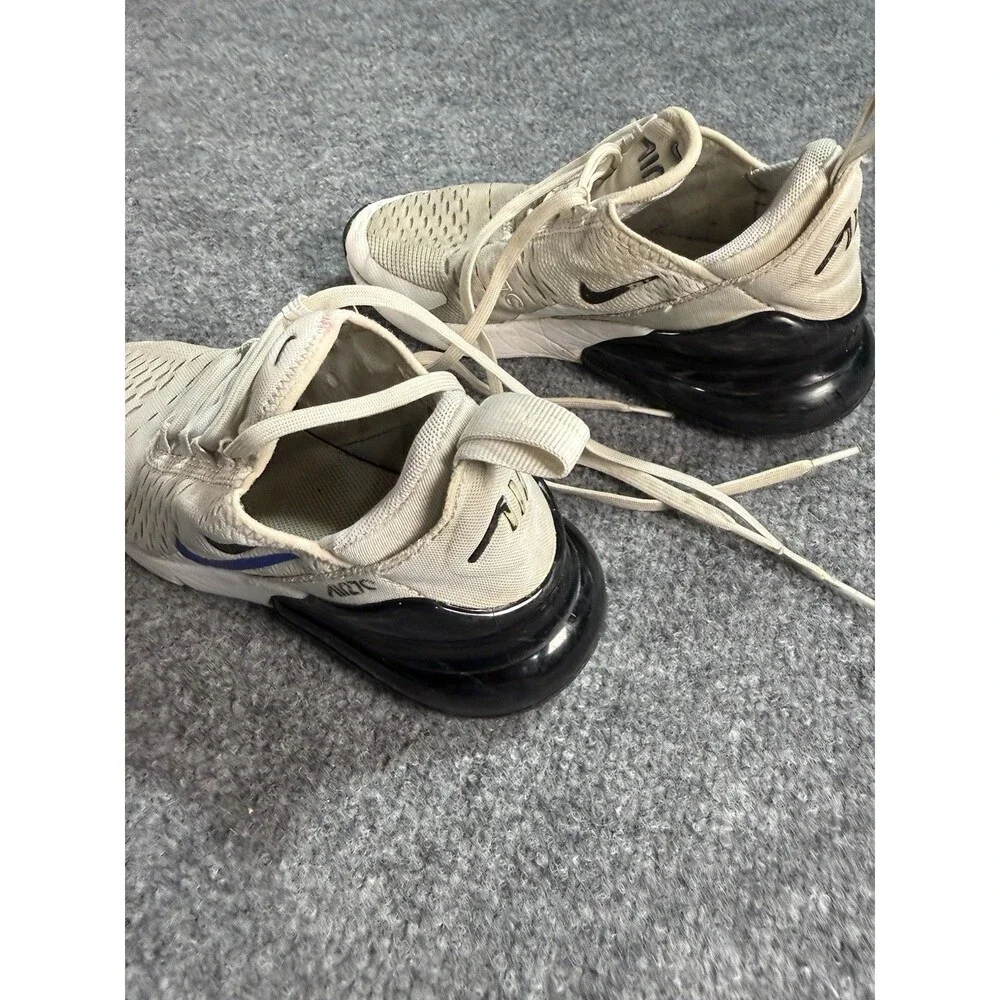 Nike Air Max 270 White Kids Sneakers Size 3.5Y Youth Shoes